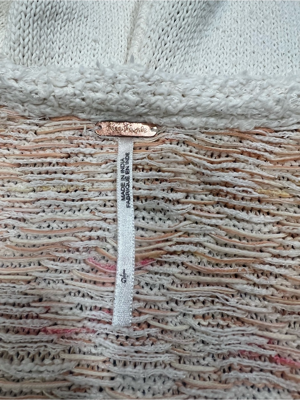 Free People Coastline Crochet Hooded Pullover - Picture 5 of 8